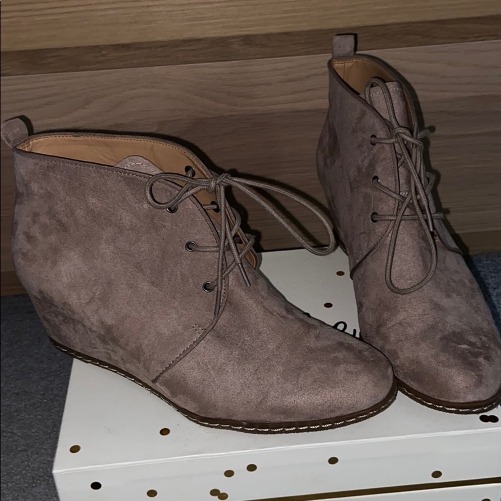 Franco Sarto Lace Up Booties